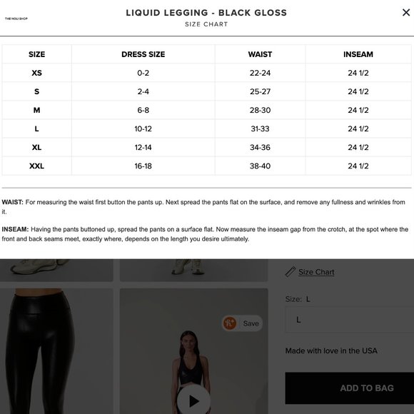 NWOT NOLI Liquid Black Gloss Leggings - Picture 7 of 12